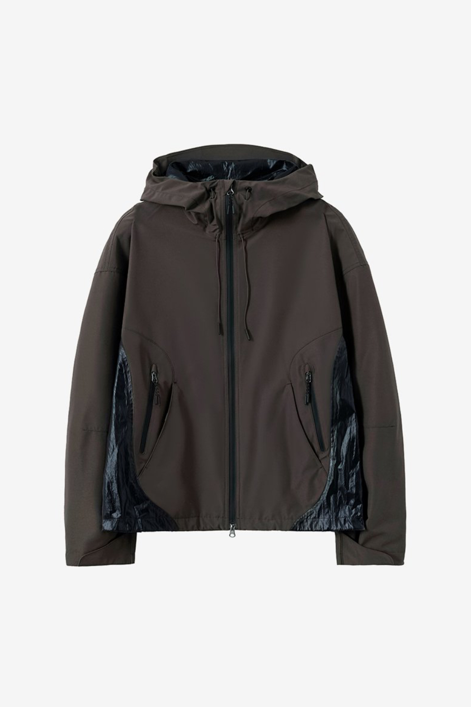 IN SILENCE(인사일런스) | 실시간 인기 스타일 | 토렌트 테크 후디드 자켓 BROWN | 온더룩