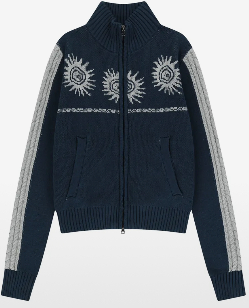 AAKAM(아캄) | 실시간 인기 스타일 | Sun Jacquard Zip-Up