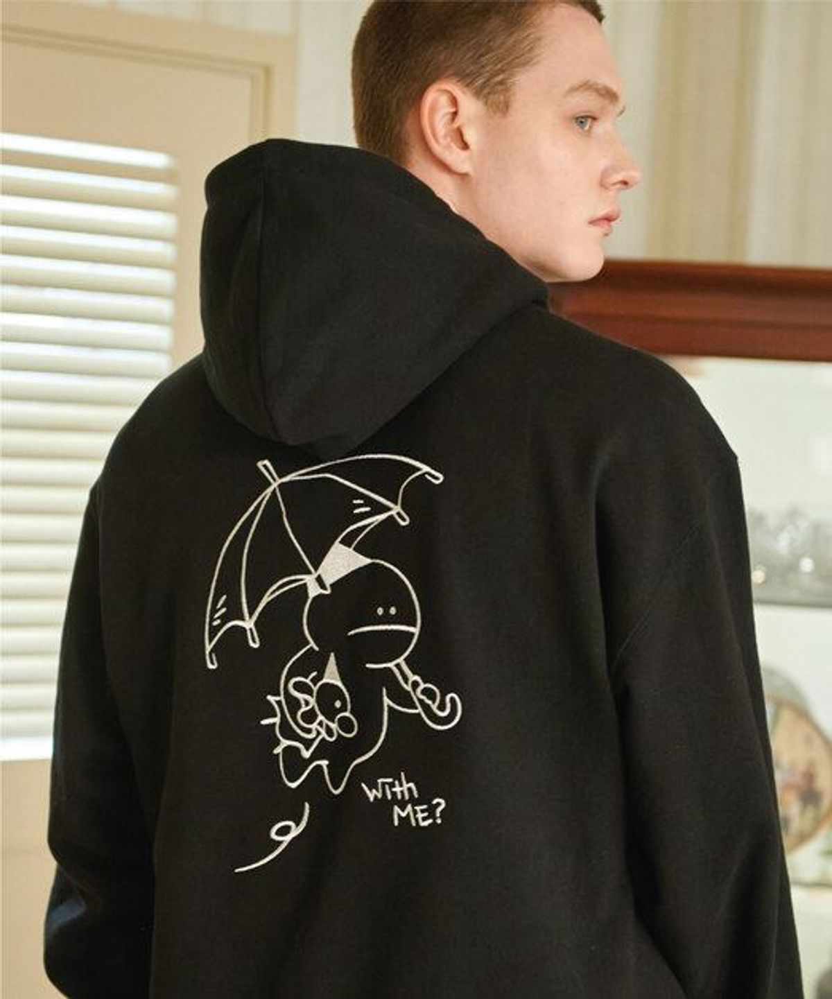 【CPGN STUDIO】Winter Hoooly Embroidery Brushed Hood CPGN STUDIO】Winter Hoooly Embroidery Brushed Hood