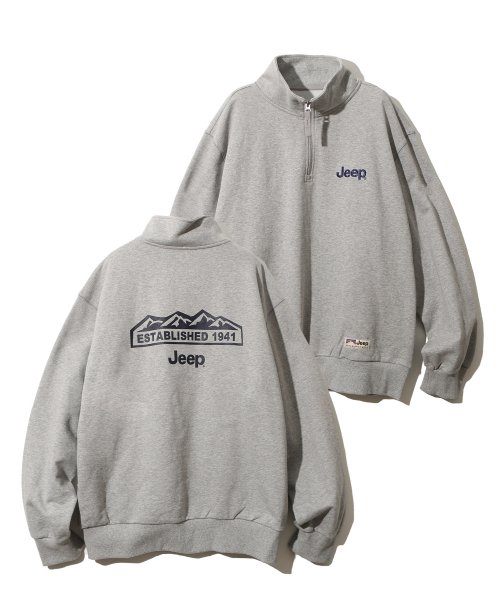 Jeep(지프) | 실시간 인기 스타일 | Half Zip-Up M-Logo Sweat