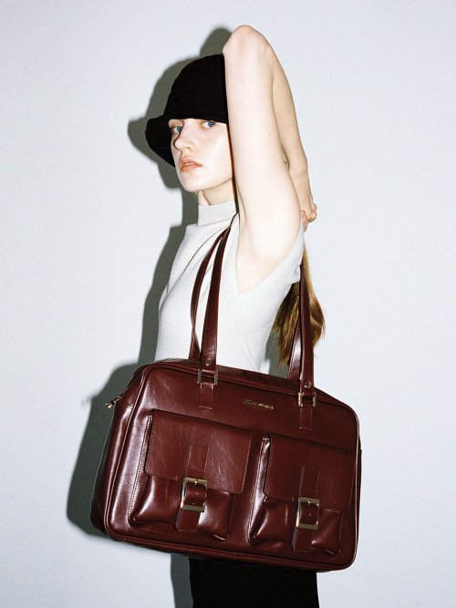 ★早期完売★【FILLINTHEBLANK】 Trapezoid PK Shoulder Bag Designer fashion, Seoul-fully created | W Concept