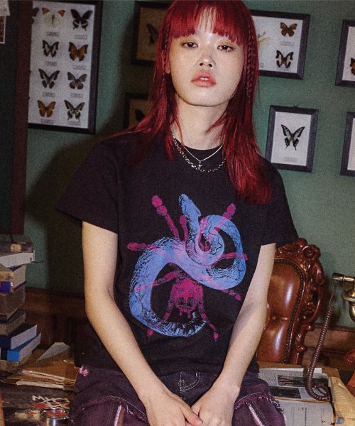 【IFYOUWANT】Spyder Snake TEE IFYOUWANT(이퓨원트) | 실시간 인기 스타일 | Spyder Snake TEE