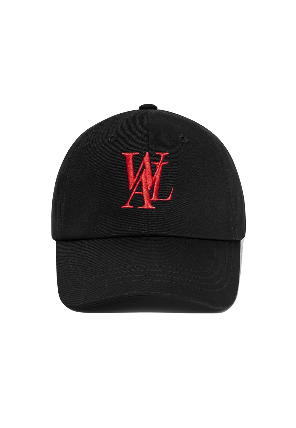 【WOOALONG】 Signature Ball cap_black / unisex WOOALONG> SIGNATURE BALL CAP [BLACK] www.wooalong.co.kr