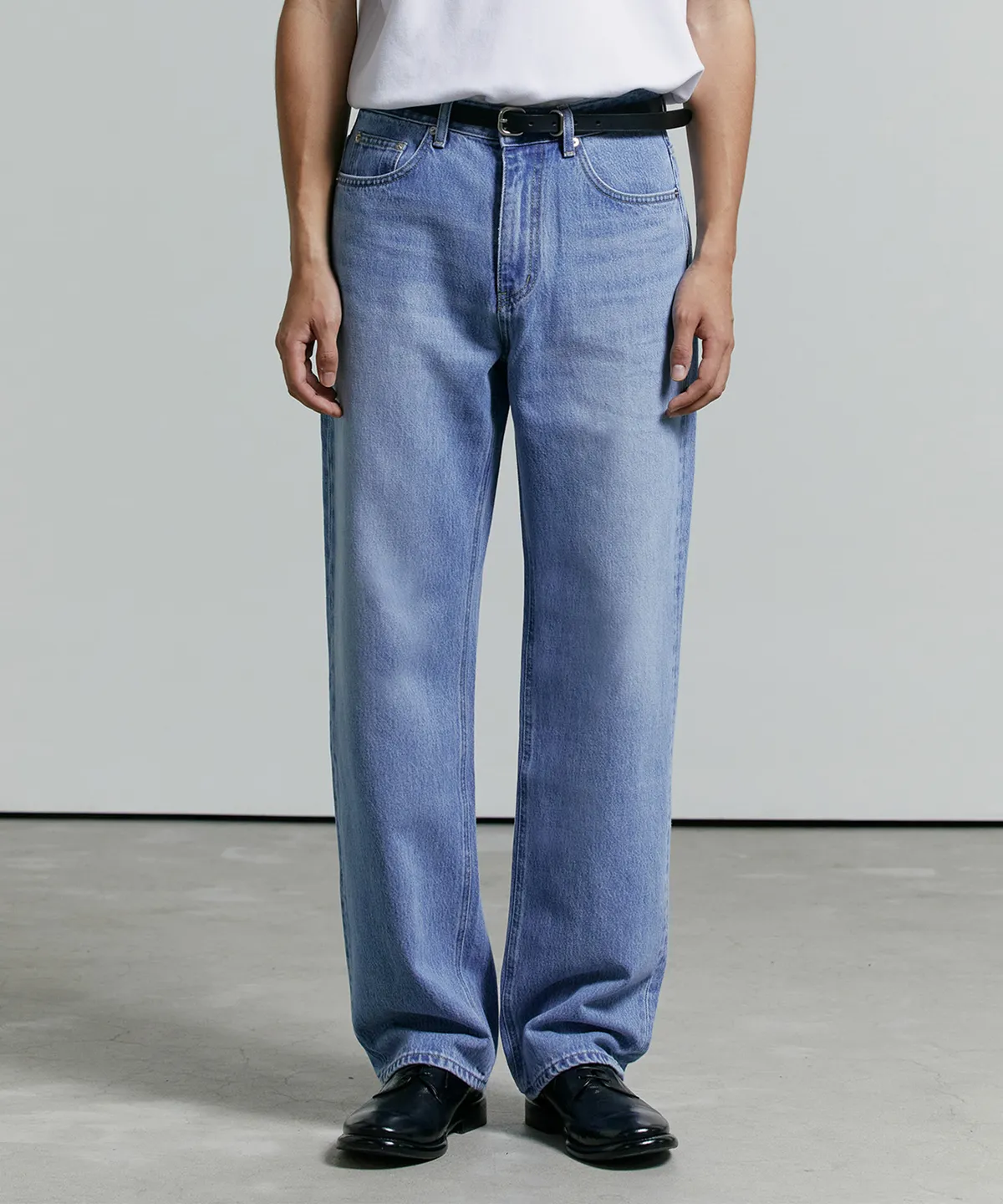 BRANDED(브랜디드) | 실시간 인기 스타일 | 51043 CONE LONG STAY JEANS [WIDE STRAIGHT ...