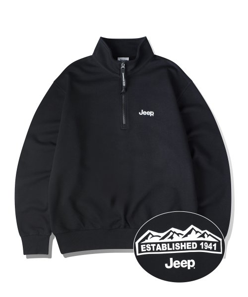 Jeep(지프) | 실시간 인기 스타일 | Half Zip-Up M-Logo Sweat