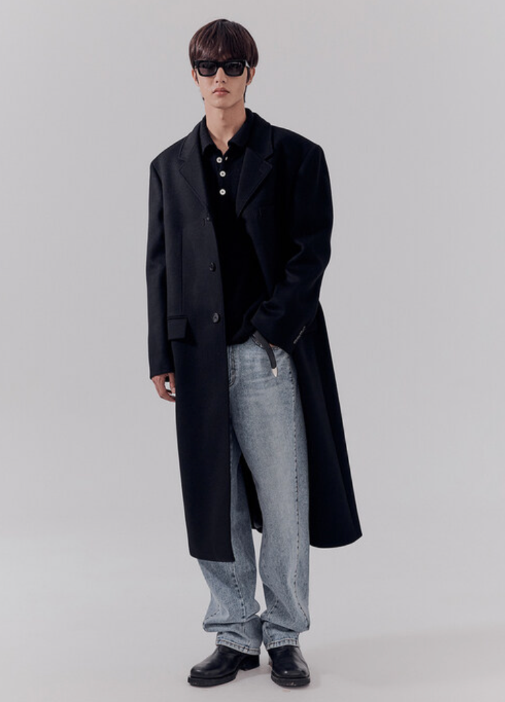 Dunst UNISEX 2-WAY 3BUTTON CASHMERE COAT DUNST | 던스트 Dunst