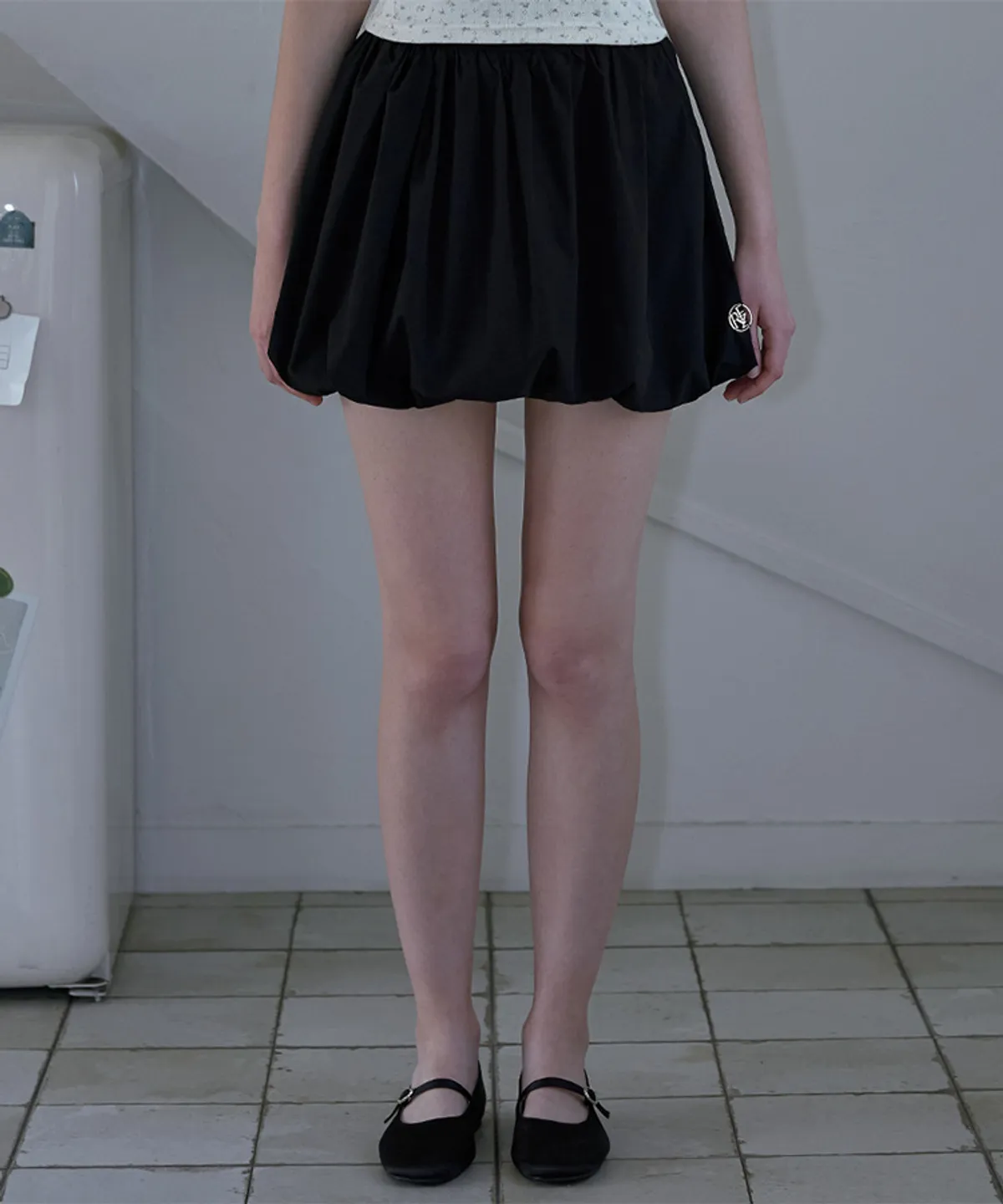 【ROSEFRANTZ】ROSE BALLOON MINI SKIRT rosefrantz(로제프란츠) | 실시간 인기 스타일 | Rose Balloon