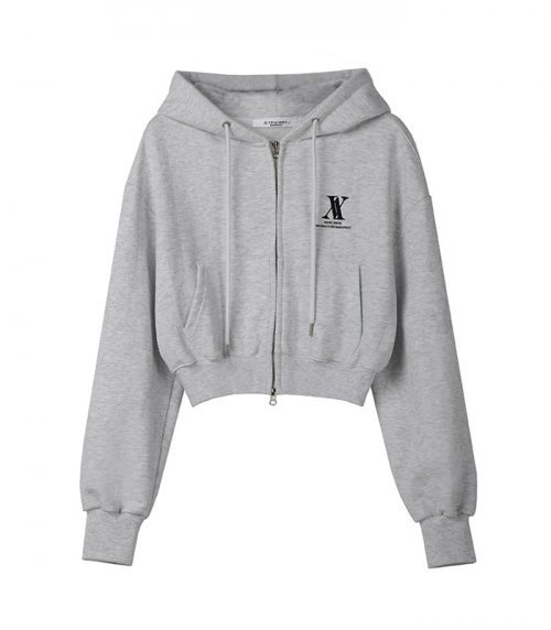 アウターその他 AVANDRESS AV LOGO CROP HOOD ZIPUP BLACK STITCH 어반드레스(AVANDRESS) [SET] AV LOGO CROP HOOD ZIP-UP & PANTS