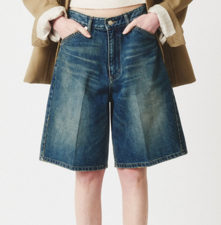 SATUR(세터) | 실시간 인기 스타일 | Nerja Denim Bermuda Pants