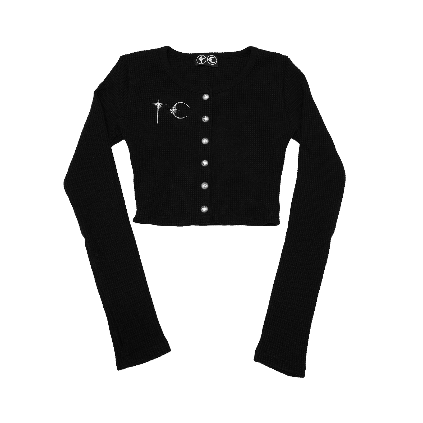 Thug Clubサグクラブ TC Cardigan 24FW black Thug Club】TC Cardigan (Thug Club/カーディガン) 110243224