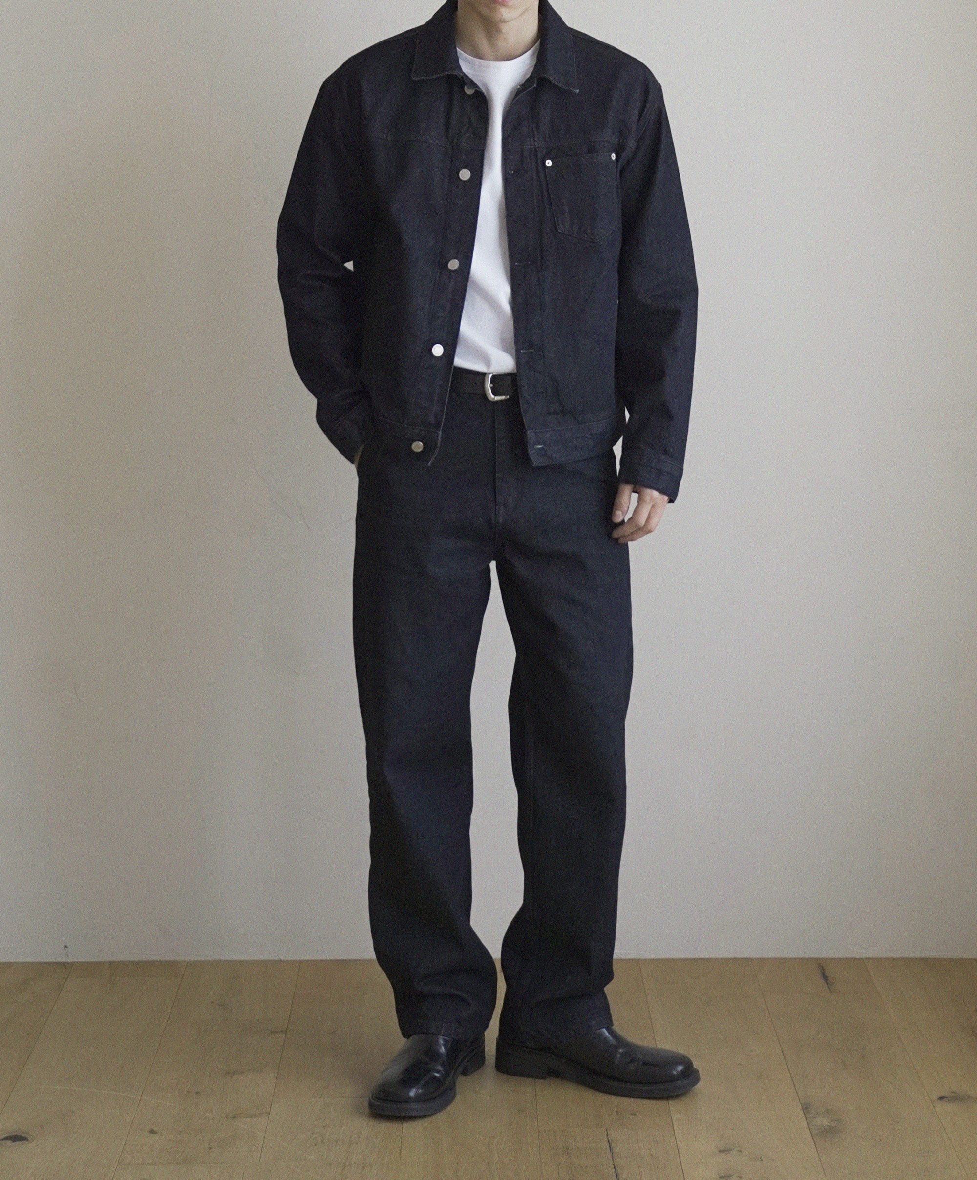 BLUE DENIM SET UP / jacket